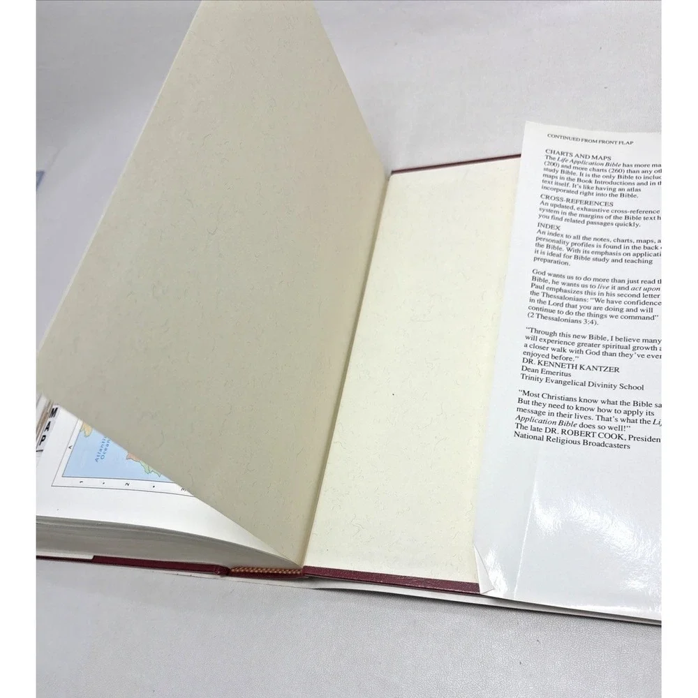 Life Application Study Bible New International Version Tyndale Full Color Maps